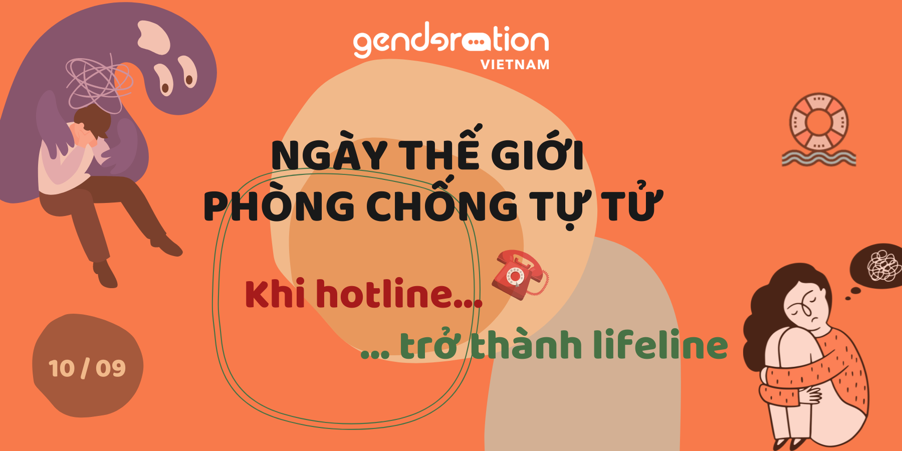 Read more about the article Ngày thế giới phòng chống tự tử (10/09): khi “hotline” trở thành “lifeline”.